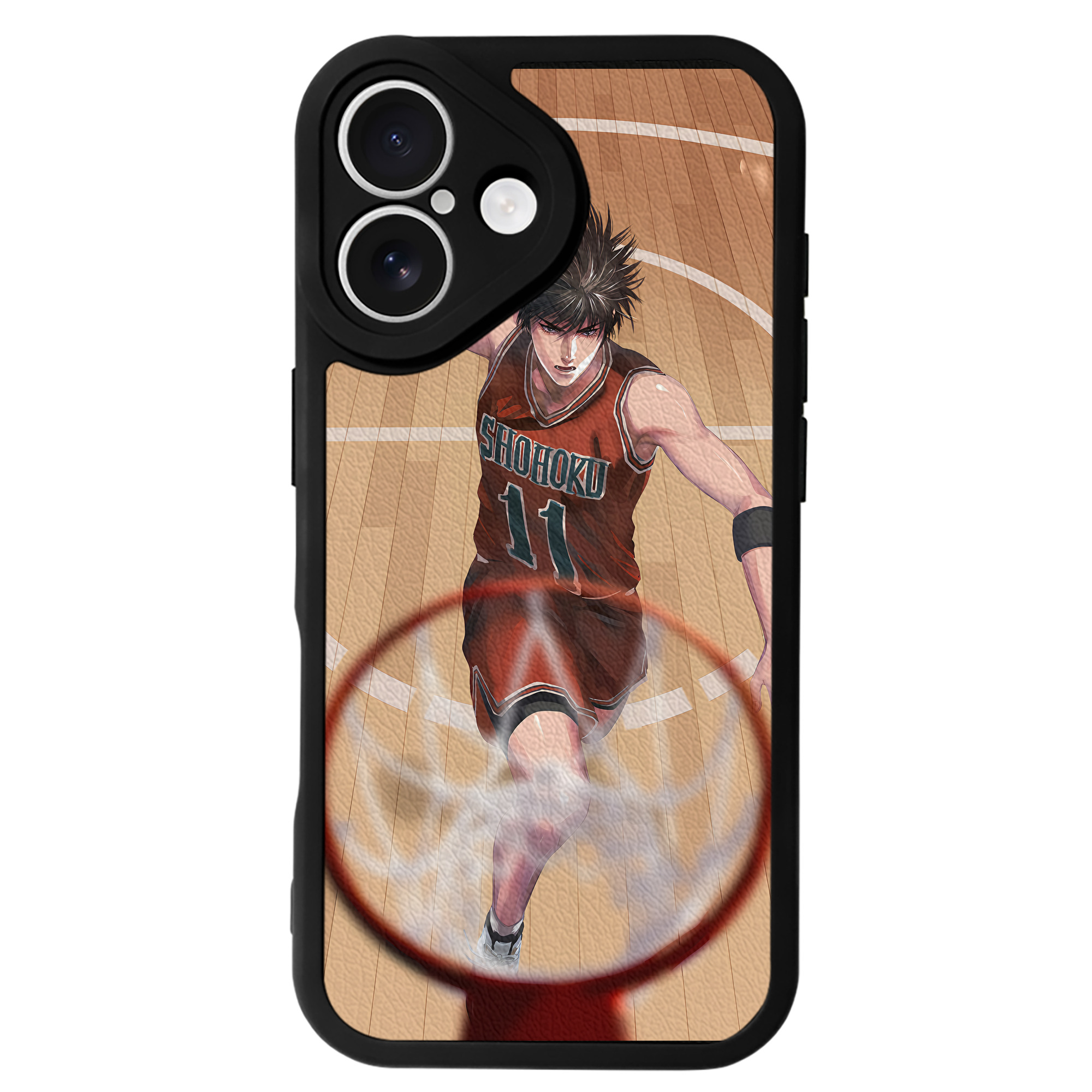 （画像用） SLAM DUNK／スラムダンク 【iPhone 16シリーズ対応】シリコンスマホケース（レザー調） 材質：シリコン